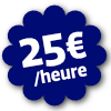 25€/heure